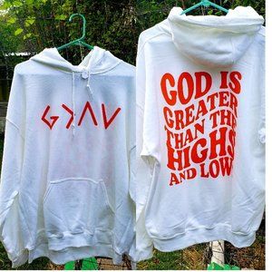 God is greater than the highs and lows Hoodie